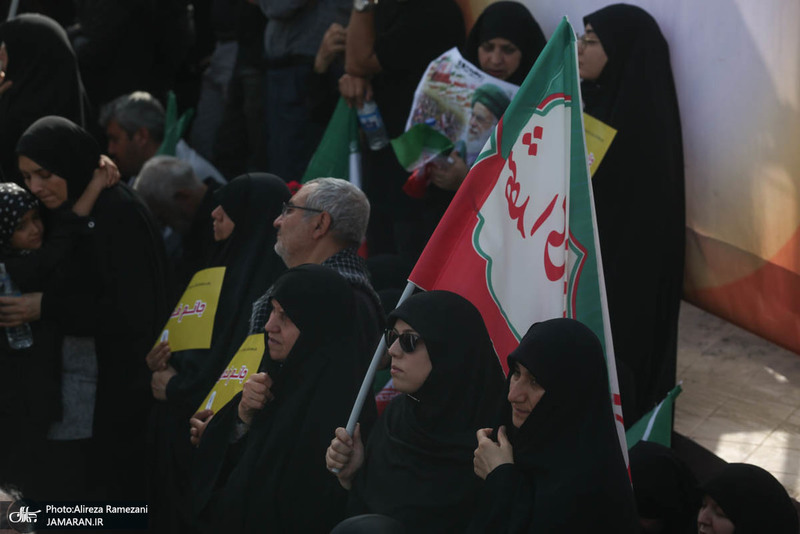 مراسم تشییع شهدای جنگ تحمیلی رژیم صهیونیستی در تهران-1