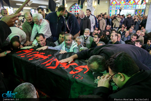 مراسم وداع و تشییع پیکر شهید مدافع حرم حمیدرضا ضیائی