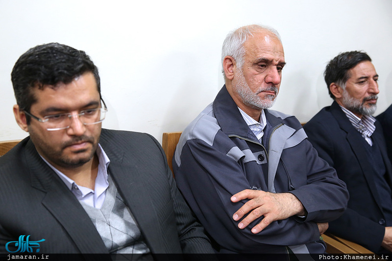 دیدار اعضای ستاد مرکزی کنگره چهارده هزار شهید جامعه‌ کارگری کشور با رهبر معظم انقلاب