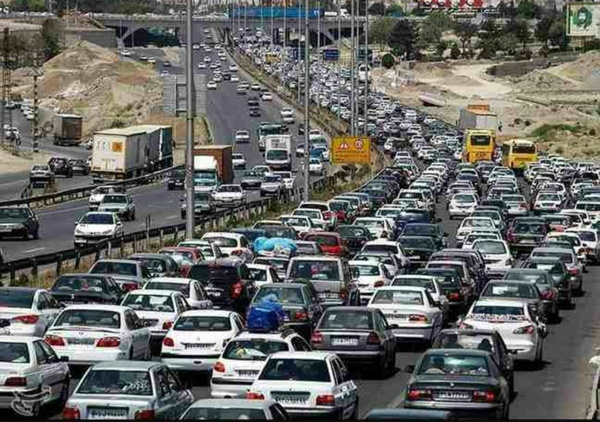 ترافیک سنگین در سه محور مواصلاتی استان البرز