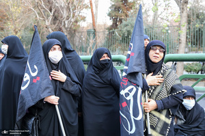 مراسم تشییع 200 شهید گمنام دفاع مقدس در تهران -1