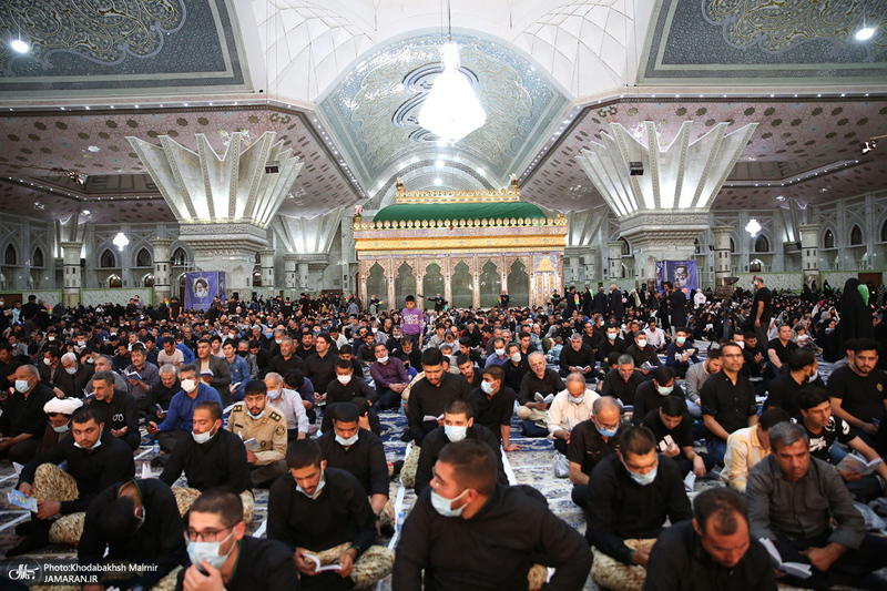 مراسم احیای شب بیست و سوم ماه رمضان در حرم مطهر امام خمینی (س)