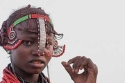 آرایش عجیب مردان و زنان با در نوشابه و ساعت در اتیوپی+ تصاویر