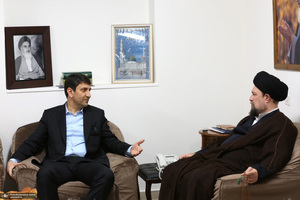 دیدار وزیر و معاونین وزارت ارتباطات با سید حسن خمینی