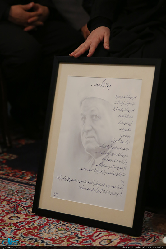 حضور اعضای فراکسیون امید در منزل آیت الله هاشمی رفسنجانی(س) 