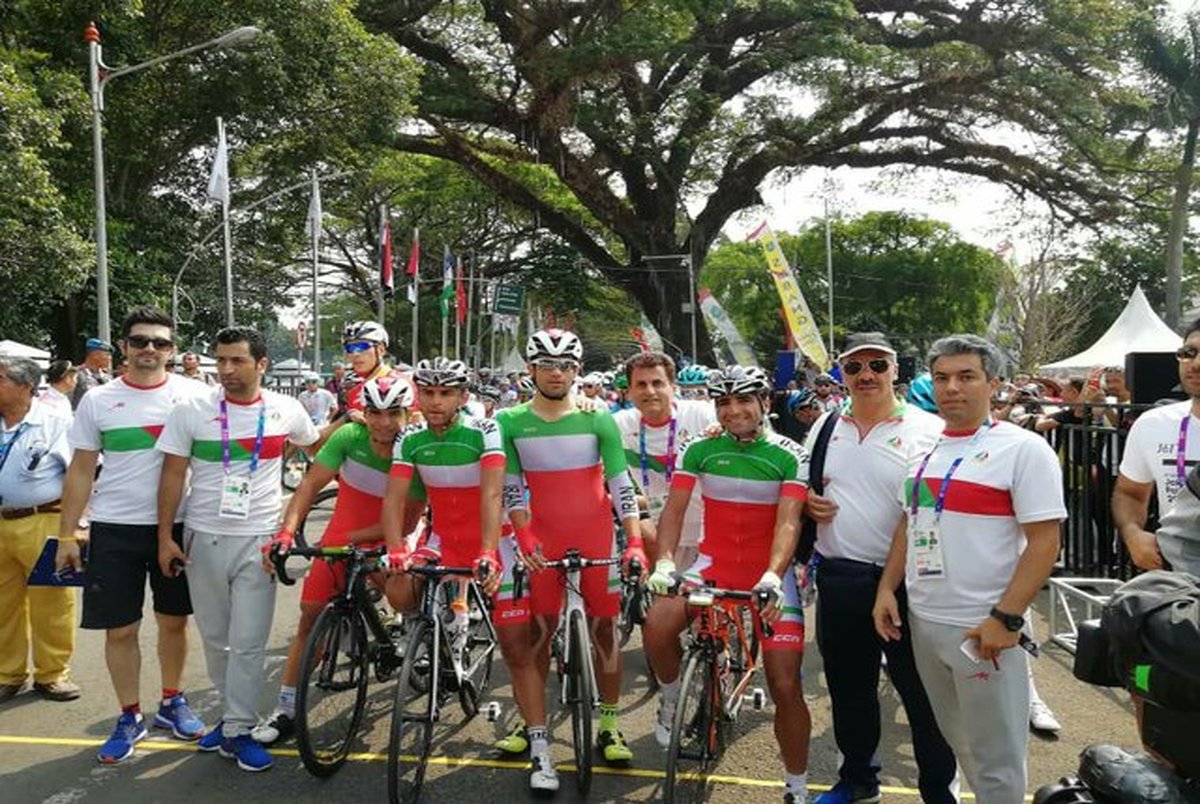 ناکامی دوچرخه سواری ایران در استقامت جاده بازی های آسیایی۲۰۱۸