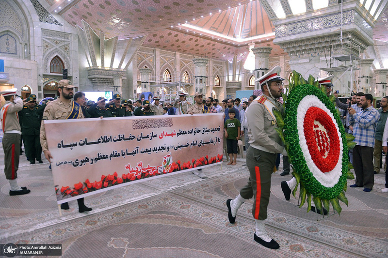 تجدید میثاق خانواده معظم شهدای سازمان حفاظت اطلاعات سپاه با آرمان های حضرت امام خمینی (س)