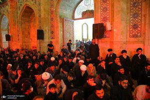 مراسم عزاداری سالروز شهادت امام جعفر صادق (ع) در مسجد اعظم قم