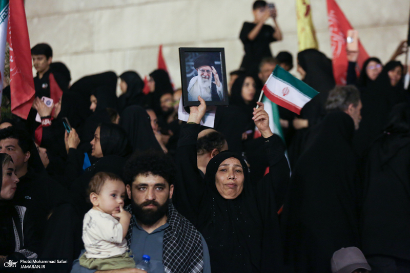 دومین روز مراسم وداع با رهبر شهید انقلاب در مصلای تهران