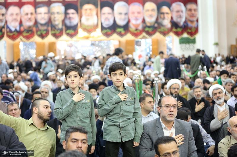 مراسم چهلم شهیدان لاریجانی در حرم مطهر حضرت معصومه (س) -2