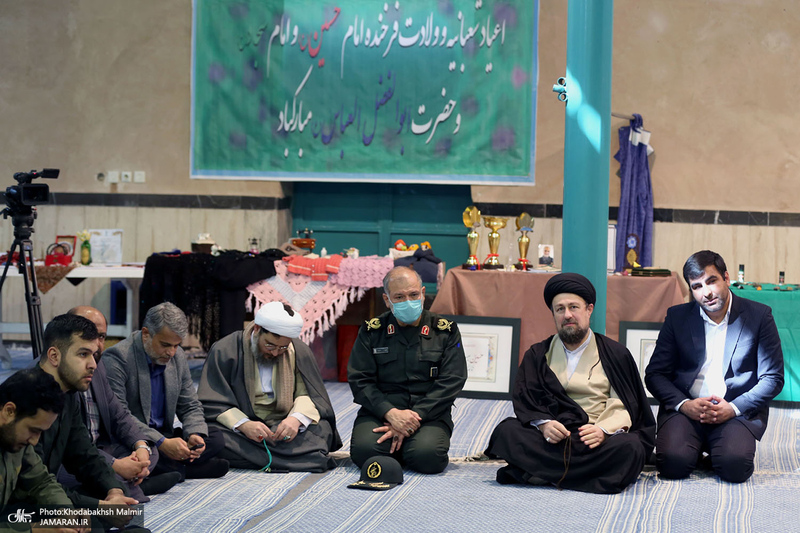 مراسم جشن میلاد امام حسین (ع) و روز پاسدار در حسینیه جماران‎‎