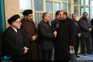 مراسم وداع با پیکر آیت الله هاشمی رفسنجانی(ره) در حسینیه جماران-5