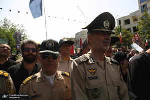 مراسم تشییع شهدای جنگ تحمیلی رژیم صهیونیستی در تهران-3