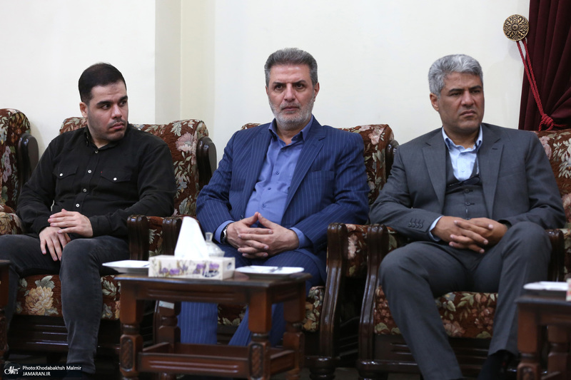 دیدار رئیس و اعضای هیأت رئیسه کمیته ملی پارالمپیک با سید حسن خمینی