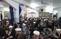 مجلس عزاداری به مناسبت ایّام شهادت حضرت فاطمه زهرا (س) در دفتر آیت الله العظمی صانعی (5)