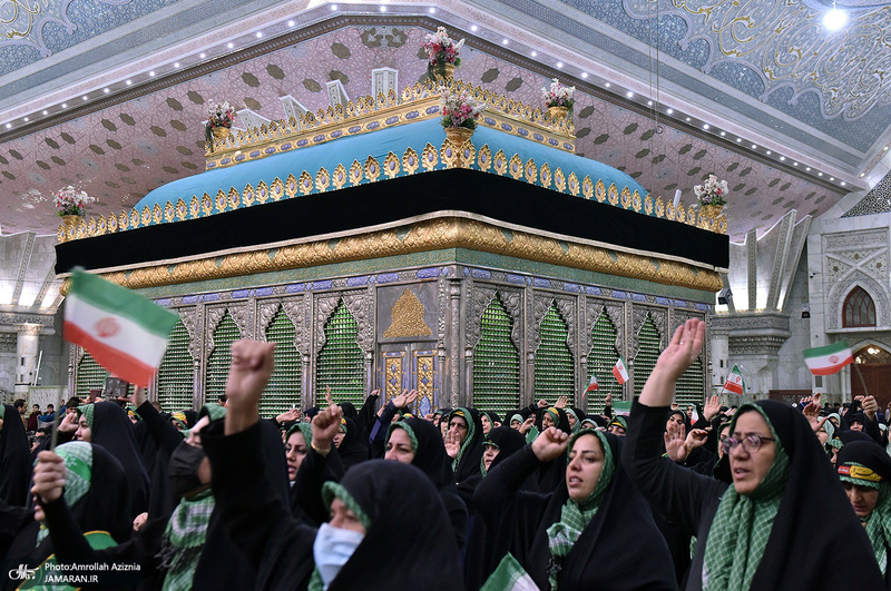 تجدید میثاق بسیجیان با آرمان‌های امام خمینی (س)