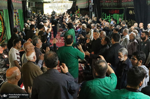 مراسم عزاداری شهادت حضرت امام حسن عسکری(ع) در حسینیه صنف فرش تهران