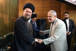 مراسم چهلمین روز درگذشت آیت الله بجنوردی در دائره المعارف بزرگ اسلامی - 3