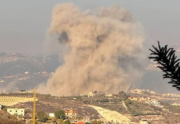 حملات سنگین جنگنده‌های اسرائیل به جنوب لبنان + فیلم