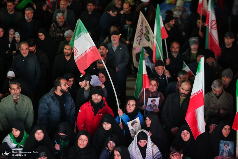 اجتماع حمایت از رزمندگان در مقابله با دشمن آمریکایی - صهیونی در پرند-۱