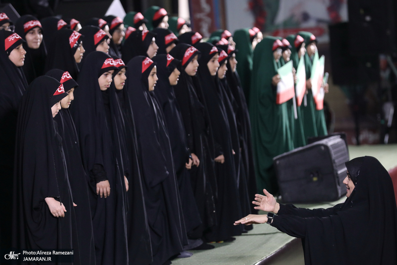 مراسم چهلمين روز شهادت شهداى اقتدار ايران