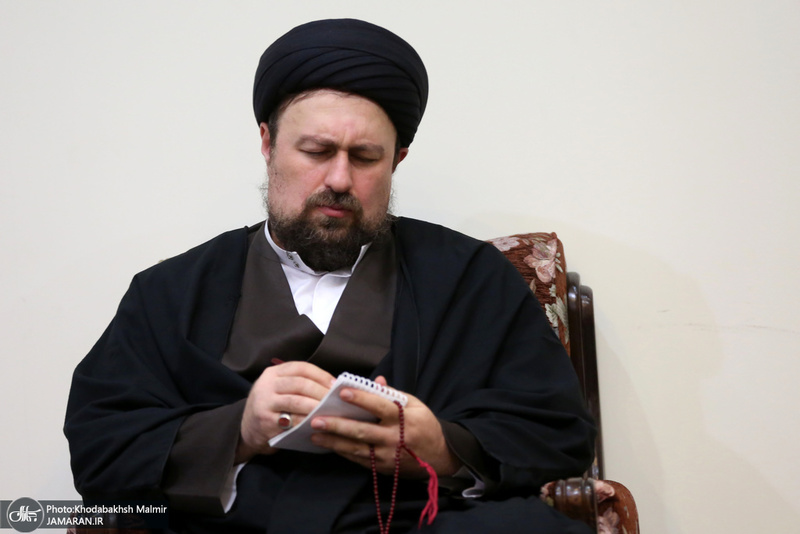 دیدار جمعی از اعضای هیات علمی دانشگاه مازندران‎ با سید حسن خمینی