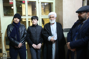 مراسم سالگرد رحلت آیت‌الله سید محمد موسوی بجنوردی در حسینیه جماران  -1