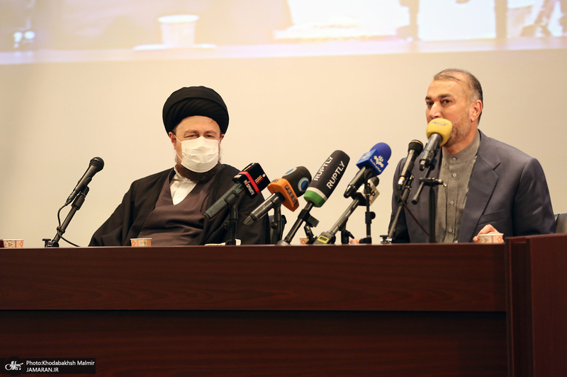 دیدار امیرعبداللهیان و معاونین وزارت امور خارجه با سید حسن خمینی