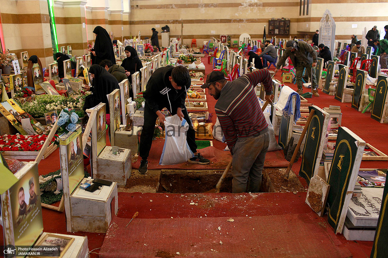 مراسم تشییع شهدای حزب الله در بیروت