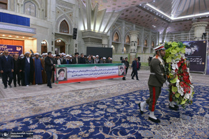 تجدید میثاق مسئولین سازمان عقیدتی سیاسی وزارت دفاع با آرمان های حضرت امام خمینی (س)