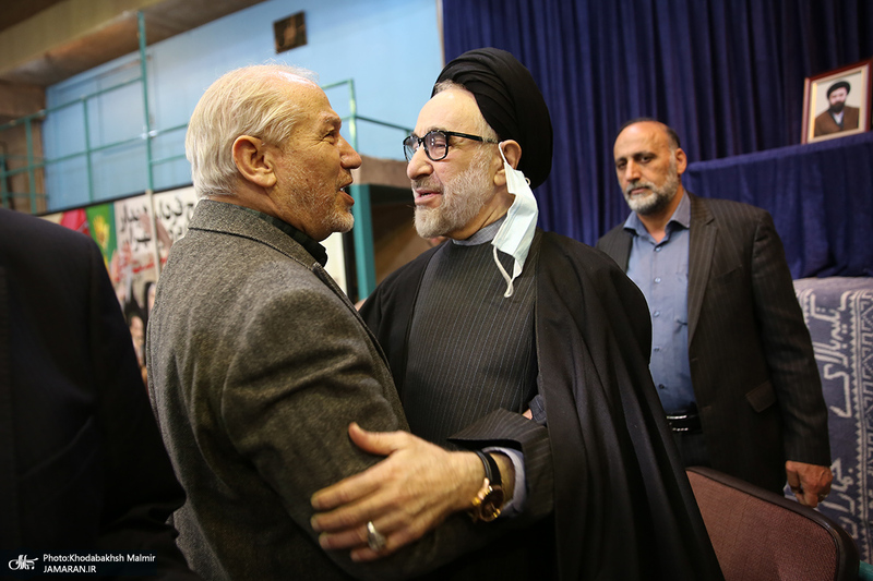 مراسم تشییع مرحوم حسن غفوری فرد از حسینیه جماران