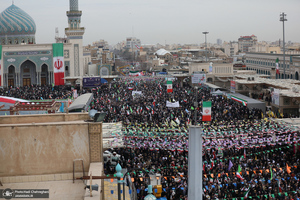 راهپیمایی 22 بهمن در قم