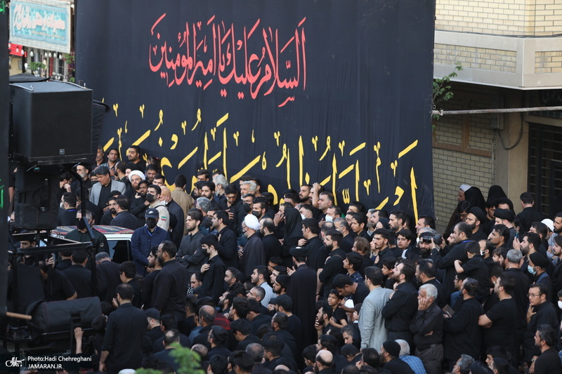 مراسم عزاداری شهادت حضرت علی(ع) با حضور آیت الله العظمی وحید خراسانی