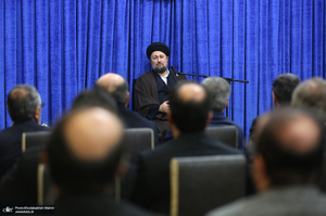 دیدار رئیس، مدیران و کارکنان ستاد اجرایی فرمان امام (ره) با سید حسن خمینی