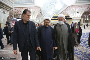 تجدید میثاق رئیس و کارکنان موسسه‎ تنظیم و نشر آثار امام خمینی با آرمان های بنیانگذار جمهوری اسلامی