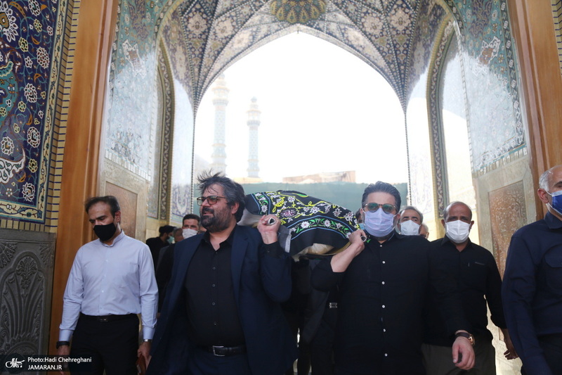 مراسم تشییع حجت الاسلام و المسلمین سید محمد جواد حسینی کاشانی(ره)