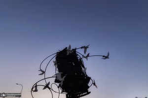 محل شهادت سردار حاج قاسم سلیمانی و ابومهدی المهندس  در فرودگاه بغداد