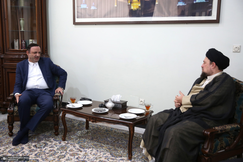دیدار دبیر شورای عالی مناطق آزاد باسید حسن خمینی