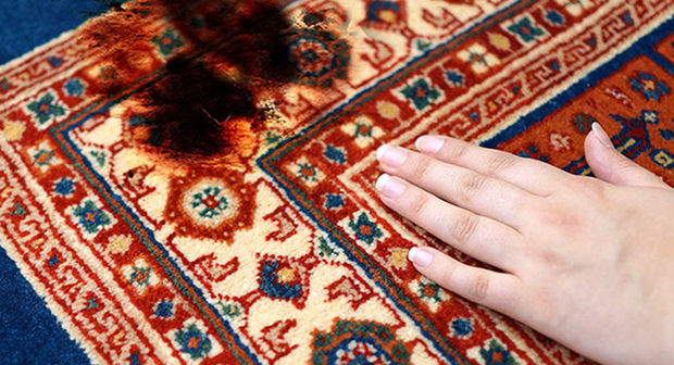 چگونه سوختگی فرش و موکت را از بین ببریم؟ + چند راهکار