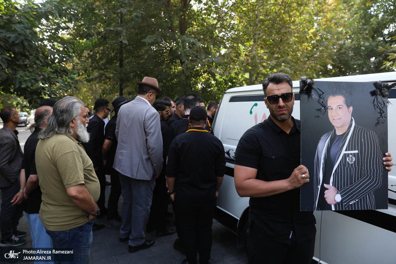 مراسم تشییع امید جهان