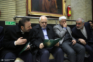 مراسم ترحیم مادر محمد شریعتمداری