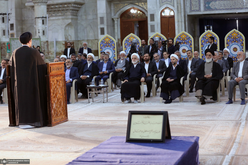 مراسم تجدید میثاق رئیس و کارکنان قوه قضاییه با آرمان های امام؛