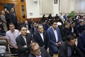 دیدار وزیر، معاونان و مدیران وزارت ارشاد با سید حسن خمینی