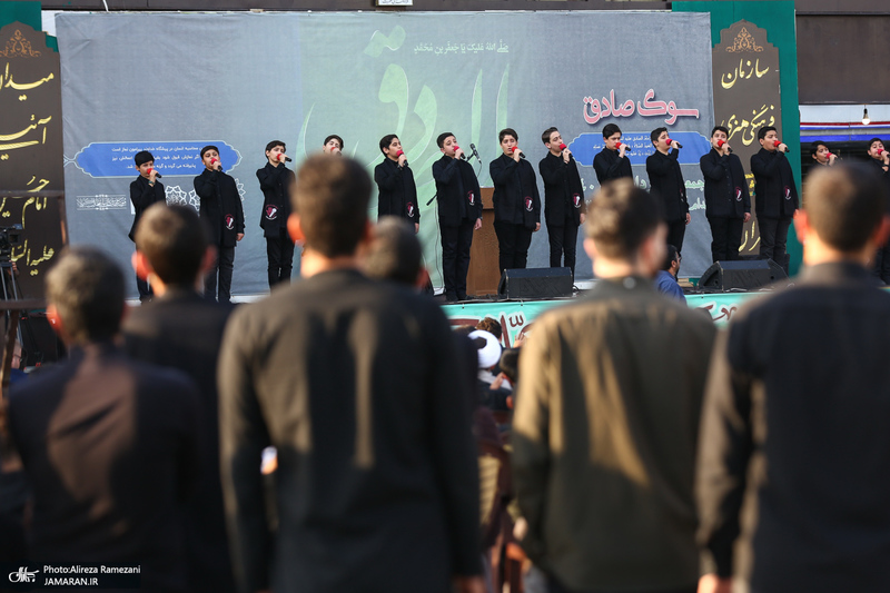 مراسم شهادت امام جعفر صادق (ع) در میدان امام حسین (ع)