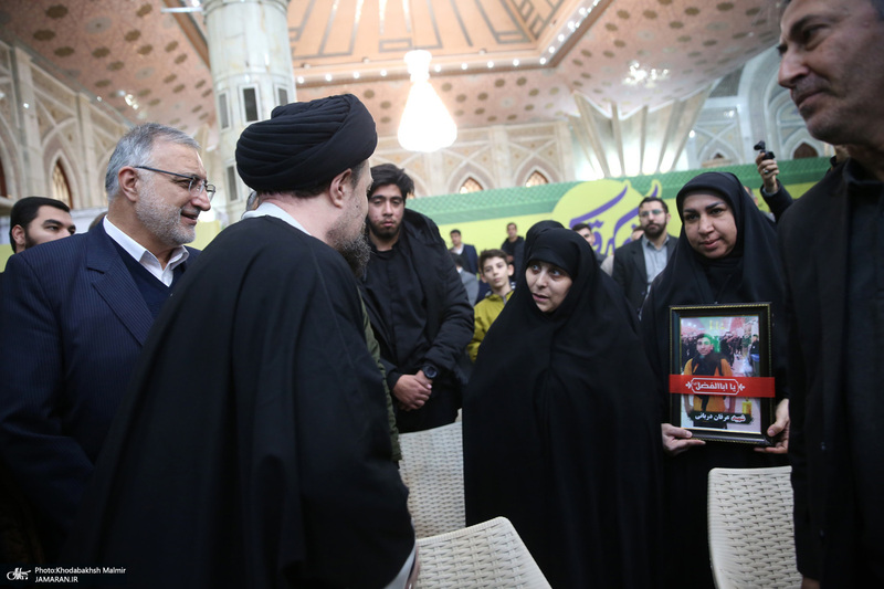 اجتماع باشکوه نوجوانان آرمانی لشکر قدس در حرم مطهر امام خمینی (س)