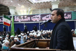 مراسم عزاداری شب شهادت حضرت زهرا(س) در حرم امام خمینی (س)