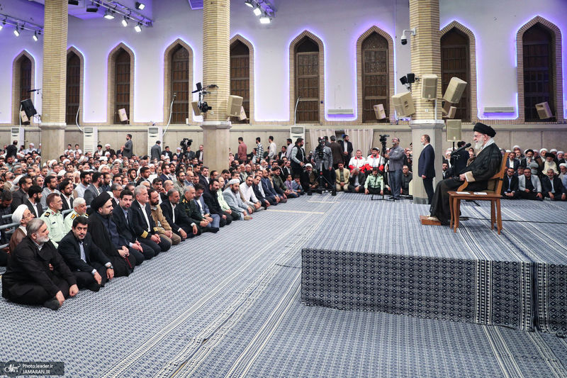 دیدار کارگزاران حج با رهبر معظم انقلاب