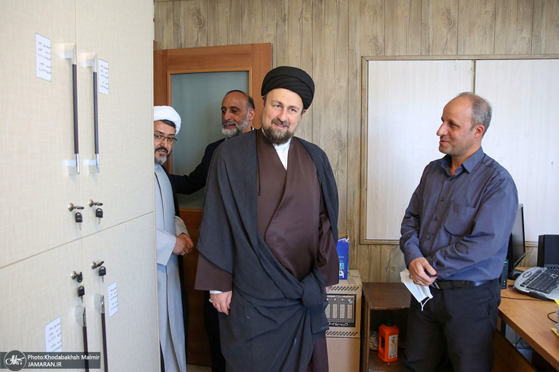 بازدید سید حسن خمینی از موسسه تنظیم و نشر آثار امام خمینی (س)