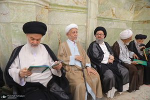 مراسم شانزدهمین سالگرد ارتحال آیت الله بهجت‎ (ره) در قم