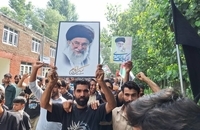 راهپیمایی در حمایت از رهبر انقلاب در کشمیر ھند  (2)